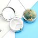 Small Travel Pill Case | Round Metal Pill Box | 3 Compartment Portable Organizer | Mini Pill Holder for Travel - Flower Design - Buy Online on GoSupps.com