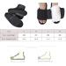 Unisex Open Toe Diabetic Shoes - Extra Wide Arthritis & Edema Footwear | Medical Cast Shoes for Swollen Feet - Black X-Large - Buy Online on GoSupps.com