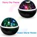 Moredig Baby Lights Projector: 8 Lighting Modes Starry Sky & Ocean Night Light for Kids - Black Minimalist Design | Baby Sensory Toy Gift - Buy Online on GoSupps.com