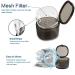 2022 Upgraded Uouovo Denture Bath Box Cup - No-Leak Case for Dentures, Retainers & Mouth Guards (Transparent Grey) - Buy Online on GoSupps.com