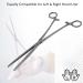 Multipurpose Long Hemostat Forceps with Fully Serrated Jaws Rochester Pean Comes in Stainless Steel for Holding Objects Feeding Reptiles Mechanical Repairs & other Outdoor Activities - 10" STRAIGHT - Buy Online on GoSupps.com