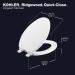 KOHLER 20454-96 Ridgewood Quiet-Close Elongated Biscuit Toilet Seat - Buy Online on GoSupps.com