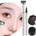 Lower Lash Stamp 2 in 1 Eyeliner Stamp Eyelash Stamps Tool Lower Lash Stamp with Ink Eyelashes Stamp Lower Eyelash Stamps Quick Eye Makeup Tool (Brown)