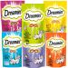 Pulla Dreamies Cat Treats Selection Box Chicken Cheese Salmon Beef Duck Turkey - 6 x 60g Bags