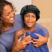 LADES Silk Satin Bonnet-3 Packs Children Satin Hair Bonnet for Curly Hair Satin Bonnet Sleep Cap for Sleeping Kids Girls Afro Black Hair Multi-colored a - Buy Online on GoSupps.com