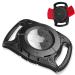 Airtag dog collar holder IP68 waterproof-air day case dog hard TPU complete protection airtical shell for cat collar dog bag luggage compatible with Apple Airtag black inside hole width 2.5cm