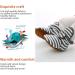 TMEOG Baby Booties - Infant Boots for Boys & Girls 0-18 Months - Black Striped - Size 0-6 Months - Buy Online on GoSupps.com