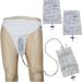 BodyMoves Pee Bag Re-useable Urinal Bag Spill Proof Collector Aid Pee Holder for Urinary Incontinence(Male) with 3 Pee Bags and an Elastic Waistband (Male atrophy type)