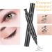 Winged Eyeliner Stamp TEOYALL Wing Long Lasting Liquid Eye liner Pen Waterproof Smudgeproof and Sweatproof 2 Pack Dual Ended Pencil (Thick&Thin) - Buy Online on GoSupps.com