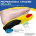 Professional Arch Support Insoles for Men & Women | Plantar Fasciitis Shoe Inserts for Flat Feet Pain Relief | Shock Absorption Athletic Orthotic Insert M Blue (Men's 7-8/Women's 9-10 - Buy Online on GoSupps.com