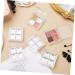  minkissy minkissy 6 Piece Empty Eyeshadow Palettes Transparent Square Makeup Tray for Lipstick Highlighters Organize Your Makeup with Style - Buy Online on GoSupps.com