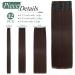 SEGO 12 PCs Clip-In Hair Extensions | Real Hair 180g 55cm Medium Brown - Smooth & Affordable Full Head Solution - Buy Online on GoSupps.com