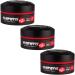 3x Gummy Styling Wax 150mL Ultra Hold Provides Moisturization and Extra Bright Look During All Day Long Perfect for Dynamic Hairstyle Long Lasting Shape