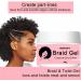 Braiding Gel - Braid Balm Control Edge Lock Gel | Hair Jam Strong Hold Smooths and Tames Frizz No for All-Day Locks Twist and Edge Styling Gel Homraa - Buy Online on GoSupps.com