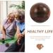 Shop Frcolor 2st Fitness Golfer Massage Balls - Wooden Handheld Therapy Balls for Seniors - Natural Ebony Texture 5.10x5.00cm - Buy Online on GoSupps.com