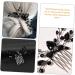 SKISUNO Black Crystal Hair Accessories Inserted Hair Comb Bride Hair Accessories Bride Hair Decor Hair Decoration Rhinestone Hair Comb Rhinestone Hairpin Fashion Bride Headdress - Buy Online on GoSupps.com