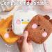 Curry Bear Brown Bear Menstrual Cup & Sanitary Napkin Storage Bag - Portable, Travel-Friendly, Large Capacity - Buy Online on GoSupps.com