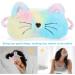3-Piece Plush Animal Eye Cover Set - Bunny, Cat, and Unicorn | Soft Eye Blindfold for Kids and Adults | Perfect for Travel and Home Use - Buy Online on GoSupps.com