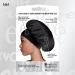 Evolve Satin Wide Edge Bonnet in Black - Ultimate Hair Protection - Buy Online on GoSupps.com