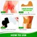 BMYXSYS 24PCS Wormwood Extract Knee Pain Relief Patches - 24-Hour Joint Pain Relief for Knee, Back, Neck, Shoulder, Muscle Soreness & Arthritis - Buy Online on GoSupps.com