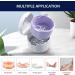 DIDATOOL Denture Cup Denture Bath Denture Cups for Soaking Dentures Denture Case with Lid Denture Bath with Rinsing Basket Easy to Carry and Clean Retainer Case Denture Cleaning kit (White) Round White - Buy Online on GoSupps.com