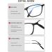 FEISEDY Ultra-Thin Reading Glasses - Anti-Blue Light Square Readers B4007 Black (2.00x) with Compact Case - International Shipping Available - Buy Online on GoSupps.com