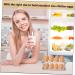 Hohopeti Box Egg Carton Plastic Serving Tray Egg Case for Refrigerator Food Trays Household Crisper re-usable Black 22.3X10.1X8.9CM - Buy Online on GoSupps.com