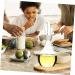 Ciieeo 2 Pcs Glass Oiler Kitchen Glass Cruet Containers with Lids Cooking Oil Cruet Glass Cruet Dispenser Kitchen Condiment Storage Practical Soy Cruet Jar Orange Silica Gel With Cover 27x10cmx2pcs Transparentx2pcs - Buy Online on GoSupps.com