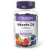 Preferred Nutrition Vitamin D3 2500IU 75 Gummies High Potency Mixed Berry Flavour Helps prevent Vitamin D deficiency Suitable for Vegetarians 75 count (Pack of 1) D3 2500 IU