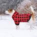 Red Buffalo Plaid Dog Hoodie Sweater for Large Dogs - Cozy, Warm, and Breathable - Buy Online on GoSupps.com