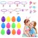 Kirdume Easter Eggs Prefilled With Bracelets - Prefilled Bright Easter Eggs with Bracelets - Easter Basket Stuffers Easter Party Favours for Girls Kids Children Boys Sh-08 - Buy Online on GoSupps.com