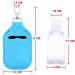 Duufin 40 Piece Hand Sanitizer Keychain Holders Set - 20 Holder Bulk & 20 Empty Travel Bottles - Colorful Patternless Design - Buy Online on GoSupps.com