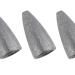 Dr.Fish 50 Pack Bullet Fishing Sinker Weight Worm Weights Lead Sinker for Bass Fishing Texas Rigs 3/8oz-50 Pack