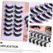 minkissy 7 Pairs Fake Eyelashes False Lashes Curl Lash Extensions Individual Lashes False Eyelashes Makeup Eyelashes Lash Clusters with Color Fake Lashes Make up Extend Chemical Fiber - Buy Online on GoSupps.com