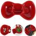 Milisten 3 Pcs Dipping Dish Soy Sauce Ceramics Snack 13.2X7.8X2.8CMx3pcs Redx3pcs - Buy Online on GoSupps.com