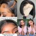 12 Inch Brazilian Virgin Straight Bob Human Hair Wig - Lace Front, Pre-Plucked with Baby Hair - For Black Women - Buy Online on GoSupps.com