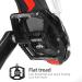 Black MZYRH MTB Mountain Bike Pedals with Cleats - Dual Function SPD Compatible, Sealed Clipless Aluminum, 3 Bearings - 9/16 Platform - Buy Online on GoSupps.com