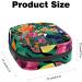 Macaw Parrots Toucans Sanitary Napkin Storage Bag - Portable Period Pouch for Women & Teen Girls - Buy Online on GoSupps.com