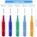 Annhua Interdental Brushes Set - 100 Pieces Tooth Cleaning Tool with Storage Box | Multi-Color Options for Dental Care - Buy Online on GoSupps.com