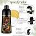 Natural Cherry Brown Hair Dye Shampoo 3-in-1 for Grey Hair | Herbal Hair Care Kit for Women | Instant Color & Nourishment in 15 Minutes | Non-Irritating All Hair Types - Buy Online on GoSupps.com