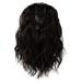 REECHO 12 Inch Synthetic Hair Topper with Bangs - Deep Brown Wavy Hair Extension for Women - Buy Online on GoSupps.com