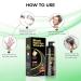 Black Hair Dye Shampoo for Men & Women | Argan Oil 3 in 1 Color Treatment | Semi-Permanent Gray Coverage - Lasts 30 Days (16.90 oz - Buy Online on GoSupps.com