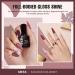 MEFA Gel Nail Polish Set - 12 Colors Including Burgundy Red Champagne Gold Glitter & Dark Purple - Perfect DIY Manicure Gift for Women & Girls - Buy Online on GoSupps.com