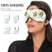 WELLDAY Dancing Avocado Sleep Mask - Adjustable Strap, Soft Comfort Eye Shade Cover for Men and Women - Buy Online on GoSupps.com
