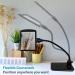 MagniPros 3X Magnifying Glass with Light and Stand  Flexible Gooseneck Magnifying Desk Lamp w/USB Fast Charge & Tablet Stands for Reading Fine Print  Painting  Sewing  Crafts & Close Work - Buy Online on GoSupps.com