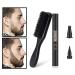 Black Beard Pencil Filler Pen & Boar Bristle Brush Kit - Long Lasting Waterproof Mustache Color Enhancer for Men - Buy Online on GoSupps.com