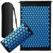 Acupressure Mat Generise Accupressure Body Mat and Pillow Set for Men & Women - Back Neck and Muscle Pain Relief - Includes Travel Bag with Adjustable Strap (Black with Blue Spikes) - Buy Online on GoSupps.com