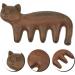 Healvian 3 Pcs Kitten Green Sandalwood Comb Massager - Eco-Friendly Scalp Comb Tool for Home Massage - Perfect for Cats and Kittens - Buy Online on GoSupps.com