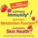 Vitamin B6 + Zinc 50mg Gummies Bundle - Nerve & Immune Support - Vegan & Gluten Free - 60 Gummies - Buy Online on GoSupps.com