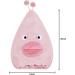 FakeFace Funny Hair Dryer Children Head Towel - Large Pink Microfiber Hooded Turban for Soft Fast Hair Drying - Buy Online on GoSupps.com
